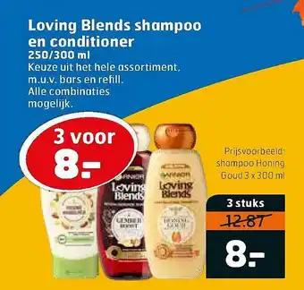 Trekpleister Loving Blends shampoo en conditioner  250/300 ml aanbieding