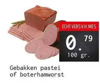 Naanhof Gebakken pastei of boterhamworst aanbieding