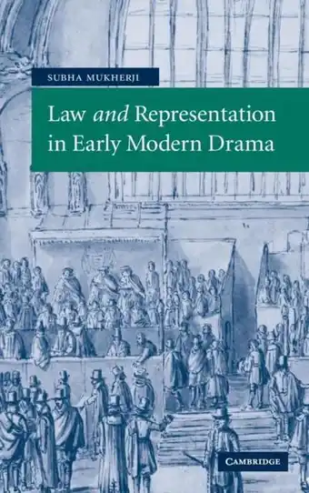 Bol.com Law and Representation in Early Modern Drama aanbieding