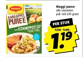 Boni Maggi puree aanbieding