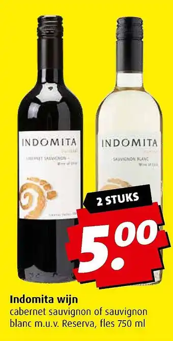 Boni Indomita wijn aanbieding