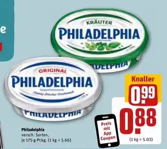 Rewe DE Philadelphia 175g aanbieding