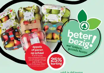 Spar Appels of peren op schaal aanbieding