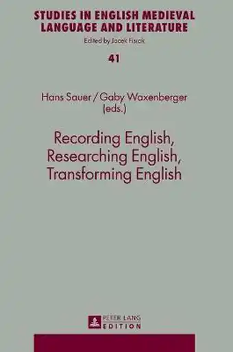 Bol.com Studies in English Medieval Language and Literature- Recording English, Researching English, Transforming English aanbieding