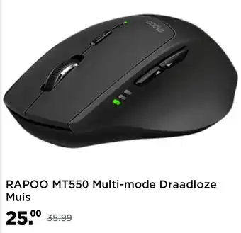 MediaMarkt RAPOO MT550 Multi-mode Draadloze Muis aanbieding