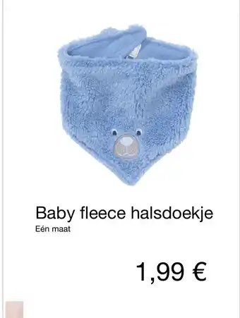 Kik Baby fleece halsdoekje aanbieding