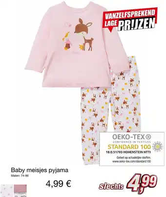 Kik Baby meisjes pyjama aanbieding