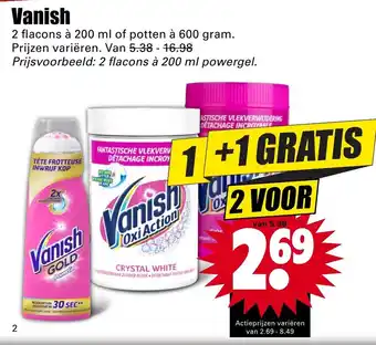 Dirk Vanish 200ml aanbieding