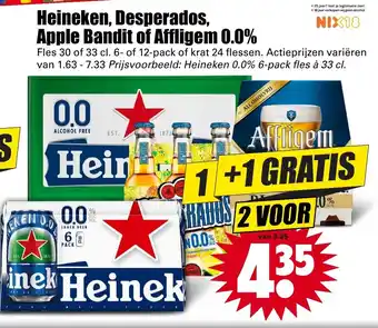 Dirk Heineken, Desperados Apple Bandit of Affligem 0.0% aanbieding