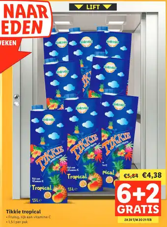 Lidl Tikkie tropical aanbieding