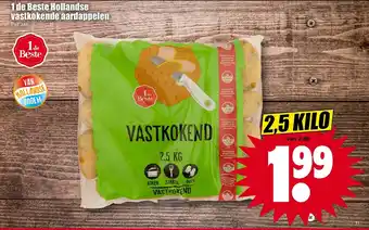 Dirk 1 de Beste Hollandse vastkokende aardappelen 2,5 kilo aanbieding