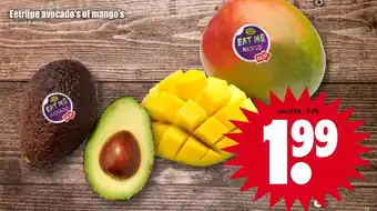 Dirk Eetrijpe avocado's of mango's aanbieding