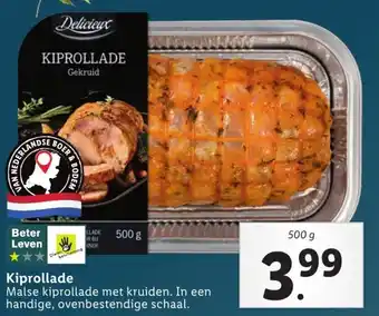 Lidl Kiprollade 500g aanbieding