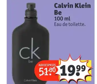 Kruidvat Calvin Klein Be 100ml aanbieding