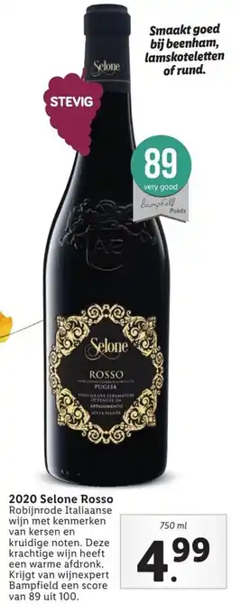 Lidl 2020 Selone Rosso 750ml aanbieding