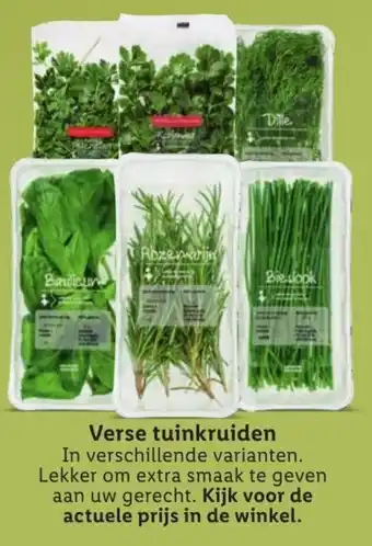 Lidl Verse tuinkruiden aanbieding