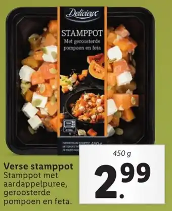 Lidl Verse stamppot 450g aanbieding