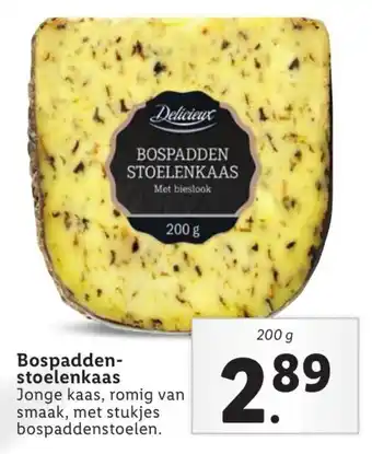 Lidl Bospaddenstoelenkaas 200g aanbieding