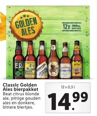 Lidl Classic Golden Ales bierpakket aanbieding