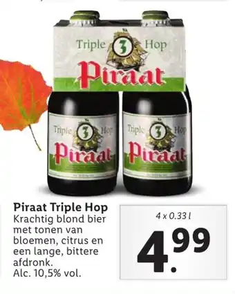 Lidl Piraat Triple Hop aanbieding