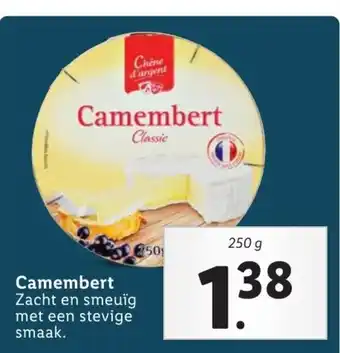 Lidl Camembert 250g aanbieding