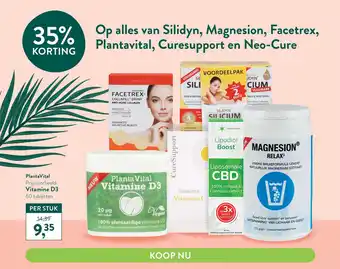 Holland & Barrett Op alles van Silidyn, Magnesion, Facetrex, Plantavital, Curesupport en Neo-Cure aanbieding