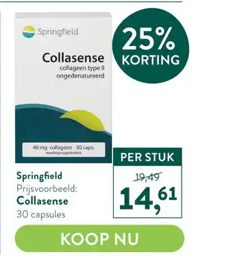 Holland & Barrett Springfield aanbieding