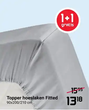 Beddenreus Topper hoeslaken Fitted aanbieding