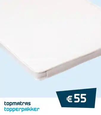 Beddenreus topmatras topperpakker aanbieding