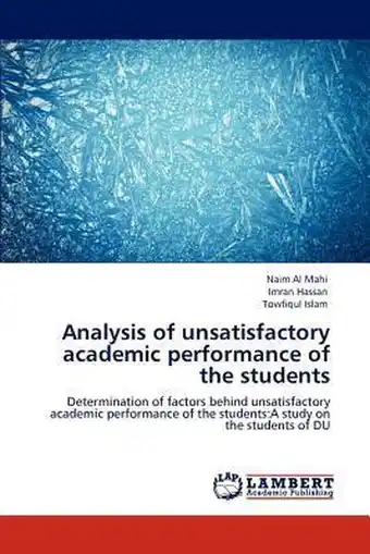 Bol.com Analysis of Unsatisfactory Academic Performance of the Students aanbieding