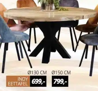 Haco Eettafel Indy 130cm aanbieding