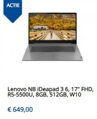 Levix Computershop Lenovo NB iDeapad 3 6, 17" FHD aanbieding