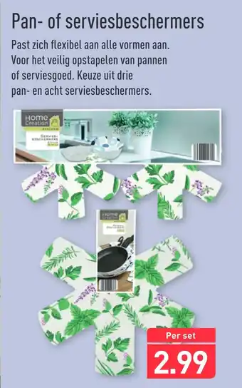 ALDI Pan- of serviesbeschermers aanbieding