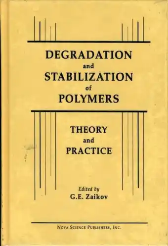 Bol.com Degradation and Stabilization of Polymers aanbieding