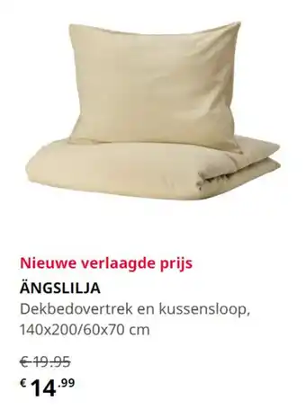 IKEA Angslilja Dekbedovertrek en Kussensloop aanbieding