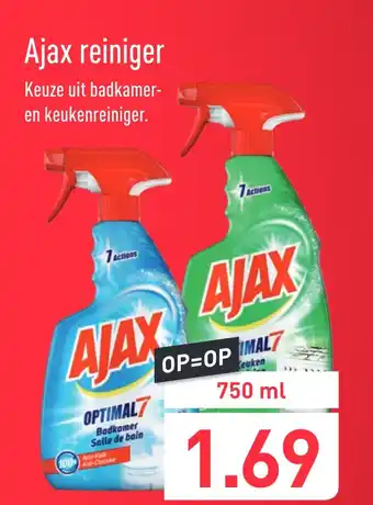 ALDI Ajax reiniger 750ml aanbieding