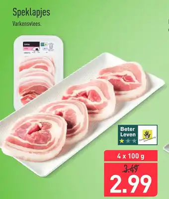 ALDI Speklapjes 100gram aanbieding