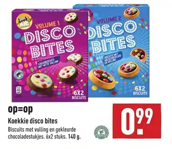 ALDI Koekkie Disco Bites 140g aanbieding