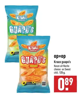 ALDI Kraax Guapo's 125g aanbieding