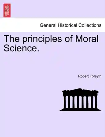 Bol.com The principles of Moral Science aanbieding