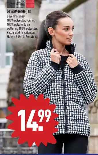 ALDI Gewatteerde Jas per stuk aanbieding