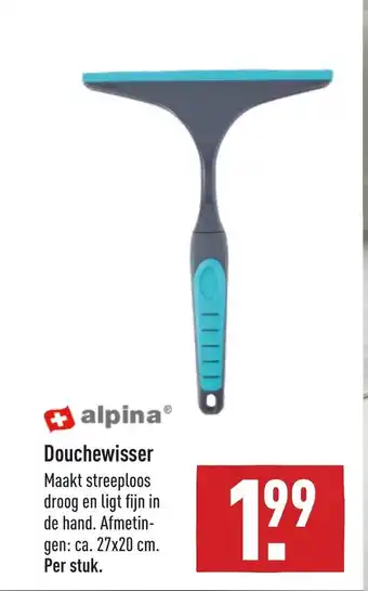 ALDI Douchewisser 27 x 20 cm per stuk aanbieding