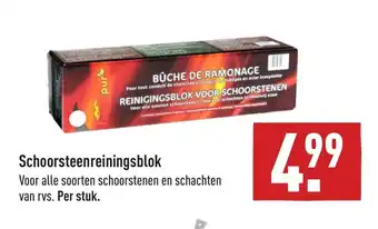 ALDI Schoorsteenreiningsblok per stuk aanbieding