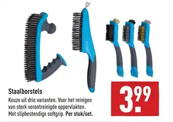 ALDI Staalborstels per stuk/set aanbieding