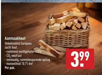 ALDI Aanmaakhout per pak aanbieding