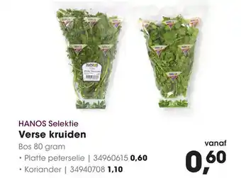 HANOS Verse kruiden 80g aanbieding