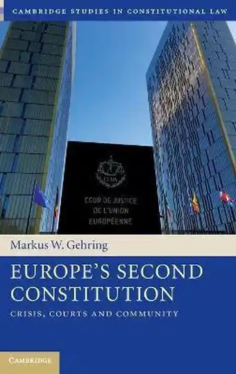 Bol.com Cambridge Studies in Constitutional LawSeries Number 24- Europe's Second Constitution aanbieding