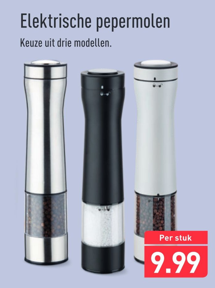 SILVERCREST KITCHEN TOOLS Elektrische zout-/pepermolen aanbieding bij Lidl