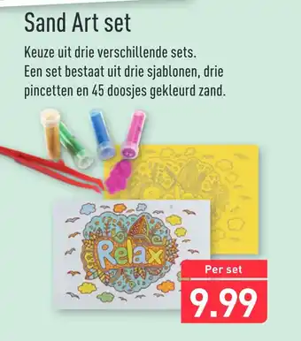 ALDI Sand Art set aanbieding