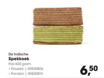 HANOS Spekkoek 600g aanbieding